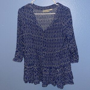 Maeve By Anthropologie S Cheyenne Peplum Top Abstract. R